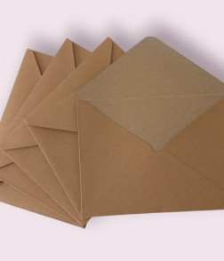 Brown Envelope Small|pc