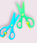 Scissors Plastic Safe Round Head|pc