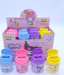 Pencil Sharpener Cartoon 7048 Double Hole